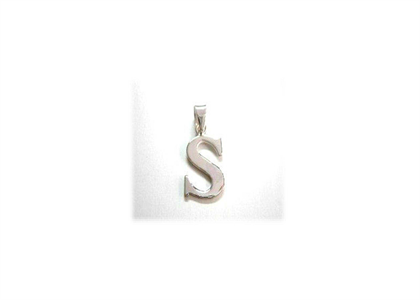 Rhodium Plated | Alphabet Pendants